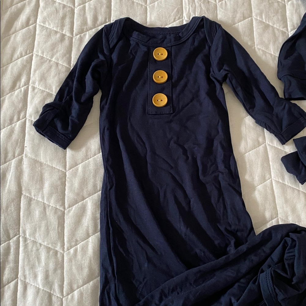 Bamboo Baby Noah Receiving Gown Bundle (boy or girl!) - Picture 2 of 5